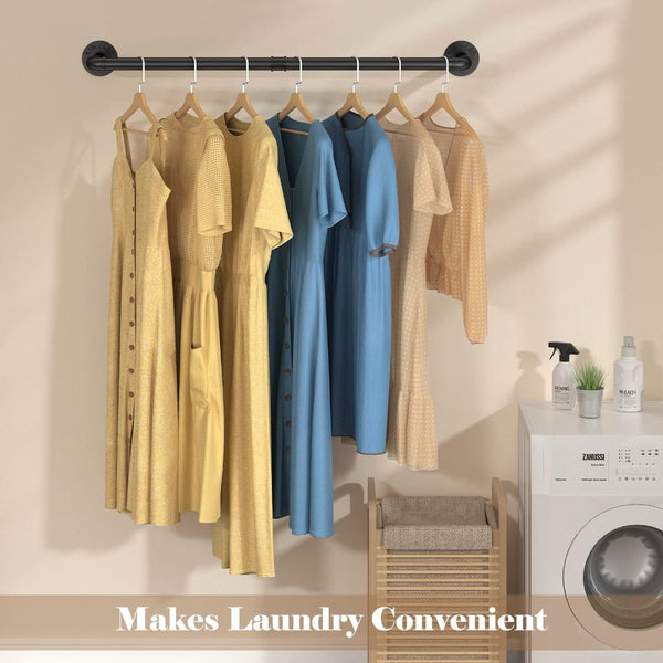 97Cm Clothing Racks For Hanging Clothes Garment Pipe Drying Clothes Hangers