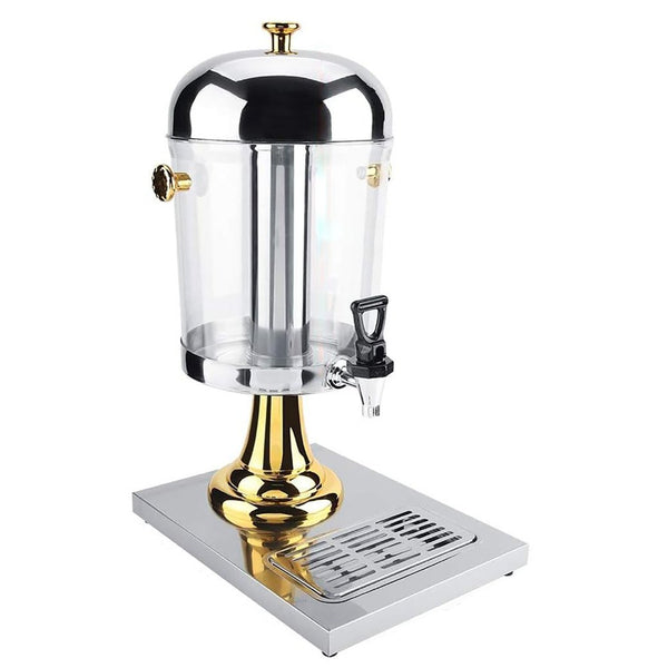 8L Commercial Restaurant Buffet Beverage Juice Dispenser Drink Container Gold Dispensers