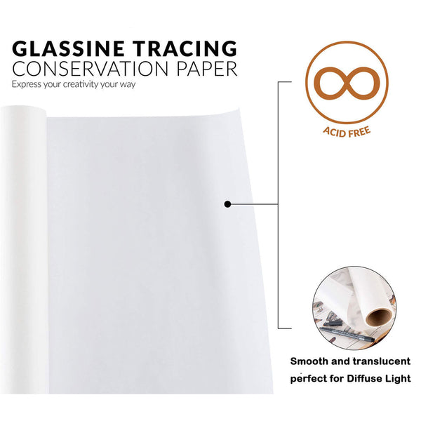70M 88Cm Wide Glassine Tracing Paper Light Diffusion Translucent Photography Other Film Photography