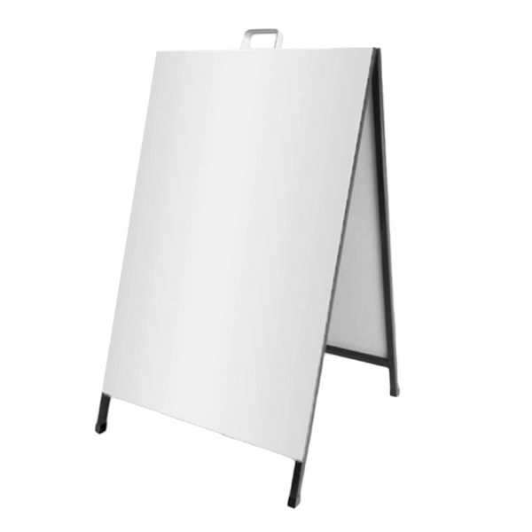 Black Powder Coated Steel A Board Sign 60X90cm Restaurant Signs