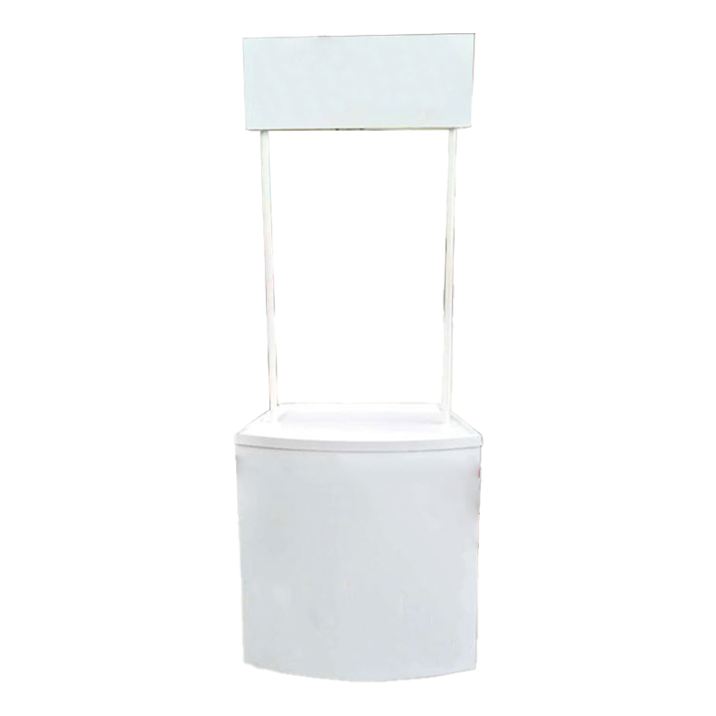 Promotional Table With Header Restaurant Signs