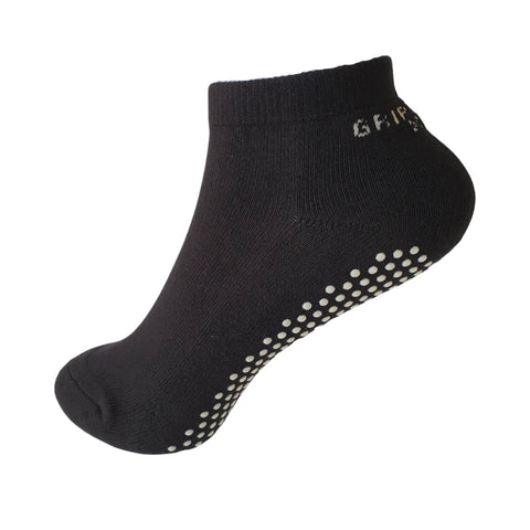 Gripperz Anklet Non Slip Large / Black Socks