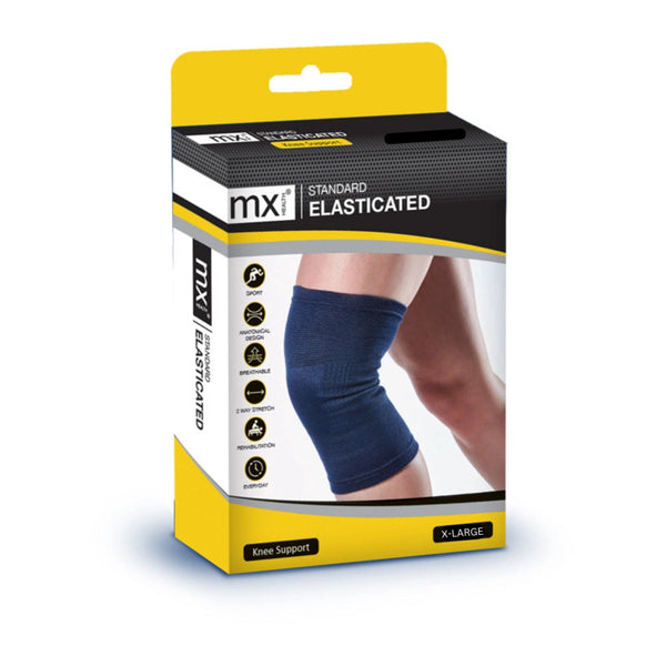 Mx Health Elasticated Knee Support Extra Large Orthotics Braces & Sleeves