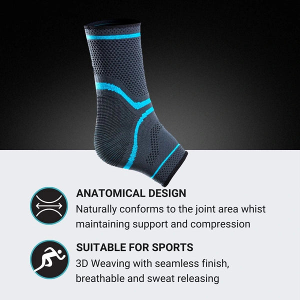 Mx Health Premium Elasticated Ankle Support Extra Large Orthotics Braces & Sleeves