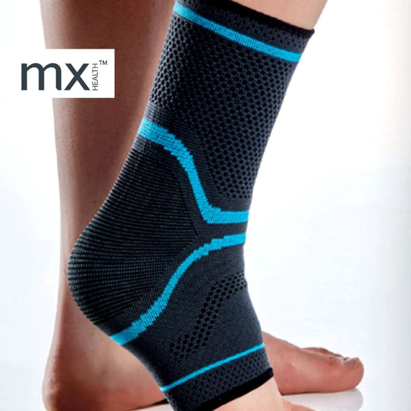 Mx Health Premium Elasticated Ankle Support Extra Large Orthotics Braces & Sleeves