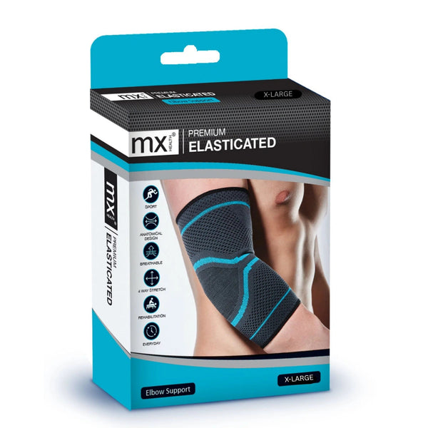 Mx Health Premium Elasticated Elbow Support Extra Large Orthotics Braces & Sleeves