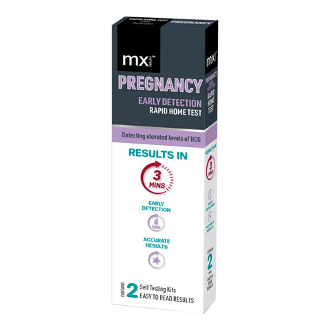 Mx Health Pregnancy Midstream Test 2 Tests Other Health Monitoring