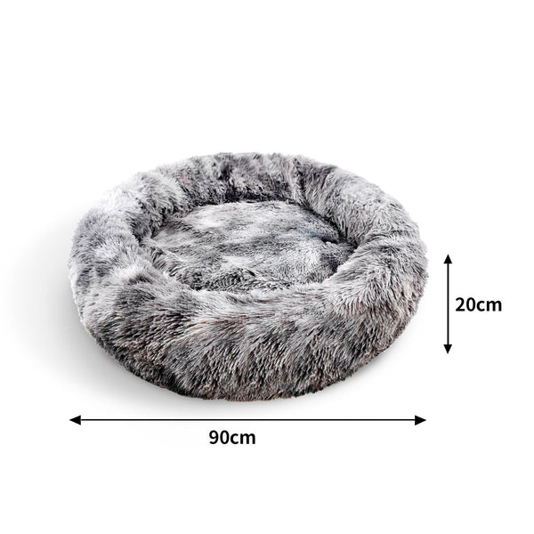 Pawfriends Pet Bed Dog Cat Calming Extra Large Sleeping Comfy Cave Washable 90Cm Pet Beds