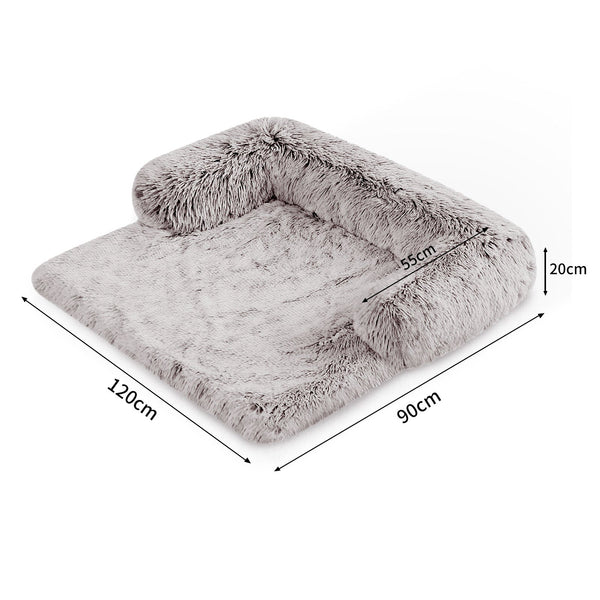 Pet Sofa Bed Dog Calming Cover Protector Cushion Plush Mat Xl Pet Beds