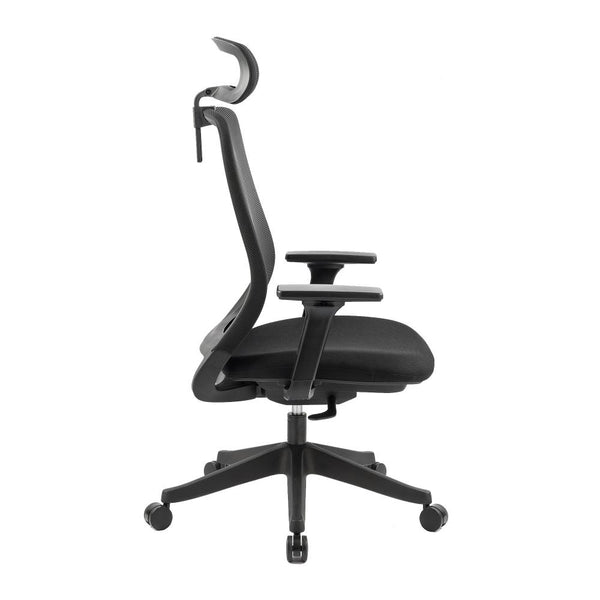 Carlie High Back Molded Foam Seat Ergonomic Office Chair In Black Office Chairs