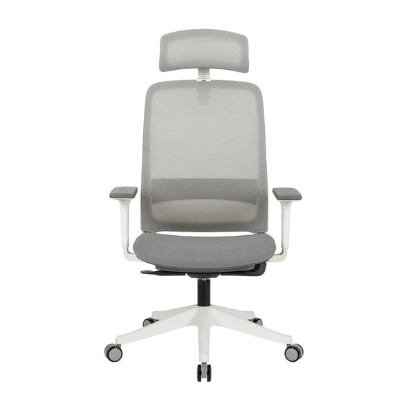 Carlie High Back Molded Foam Seat Ergonomic Office Chair In Grey Office Chairs