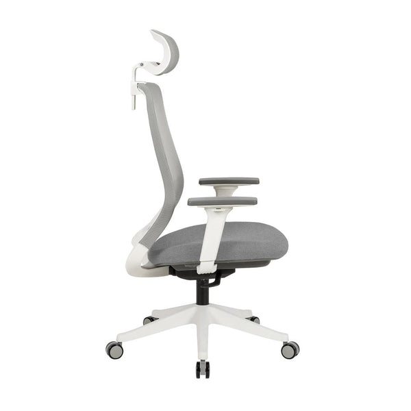 Carlie High Back Molded Foam Seat Ergonomic Office Chair In Grey Office Chairs