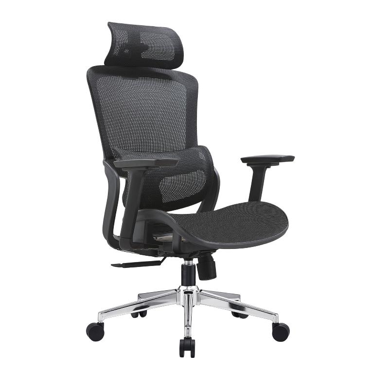 Elena High Back Full Mesh Ergonomic Office Chair In Black Office Chairs