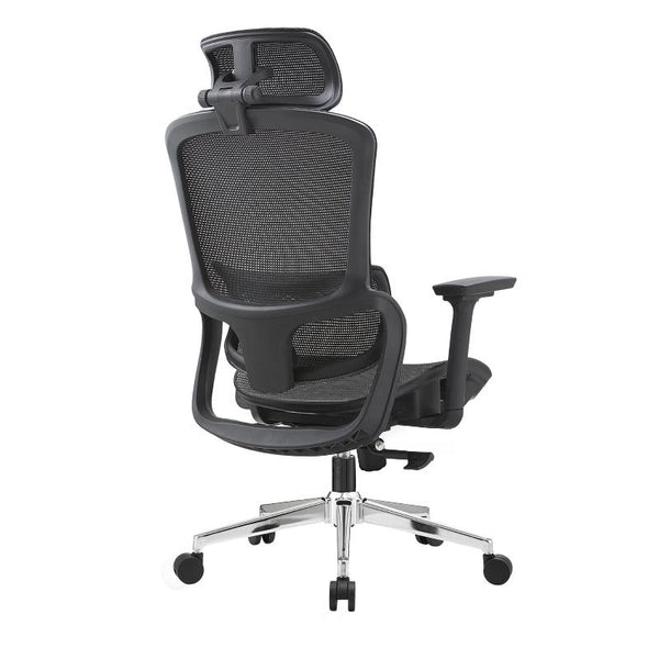 Elena High Back Full Mesh Ergonomic Office Chair In Black Office Chairs