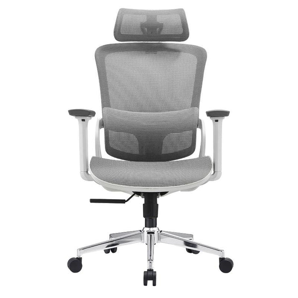 Elena High Back Full Mesh Ergonomic Office Chair In Grey Office Chairs