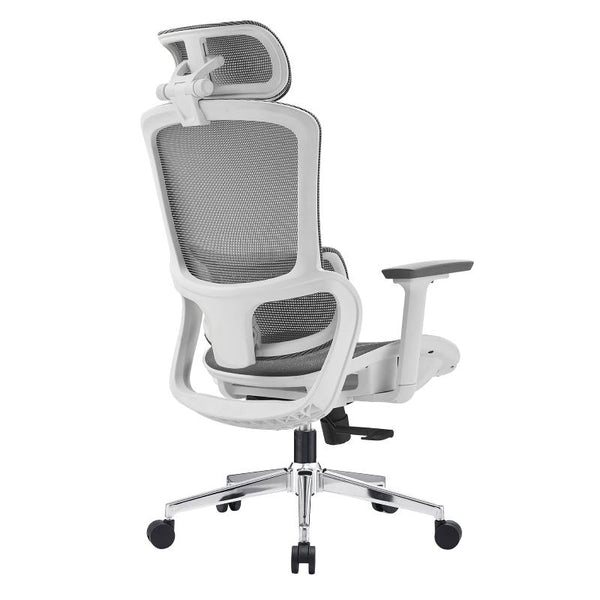 Elena High Back Full Mesh Ergonomic Office Chair In Grey Office Chairs