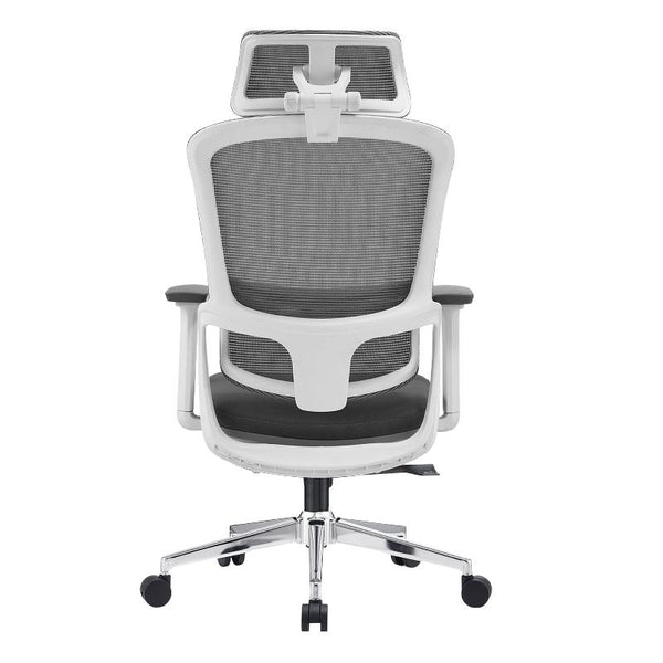 Elena High Back Fabric Seat Ergonomic Office Chair In Grey Office Chairs