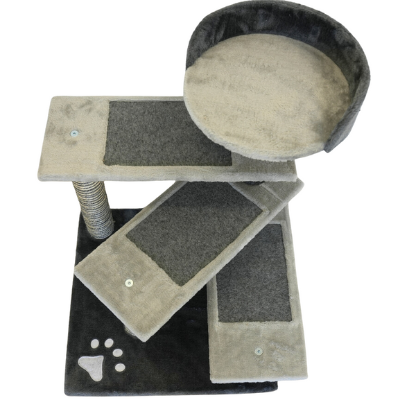 Petwiz Multi Level Pawpal Scratching Post Cat Tree Furniture & Scratchers