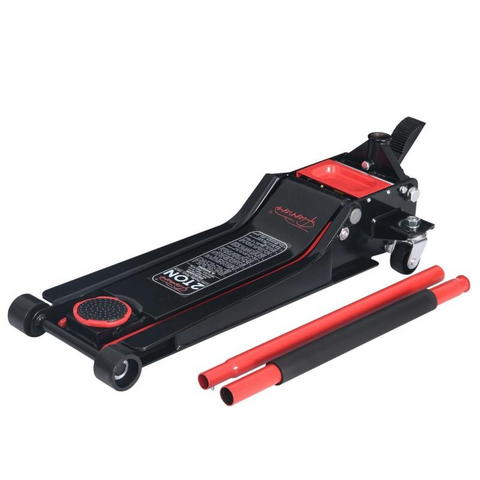 Fiernero 2 Ton Low Profile Trolley Jack Hydraulic Floor Car Lifter Dual Pump 70 610Mm Jacks & Jack Stands