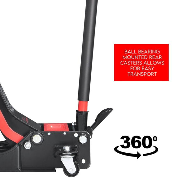 Fiernero 2 Ton Low Profile Trolley Jack Hydraulic Floor Car Lifter Dual Pump 70 610Mm Jacks & Jack Stands