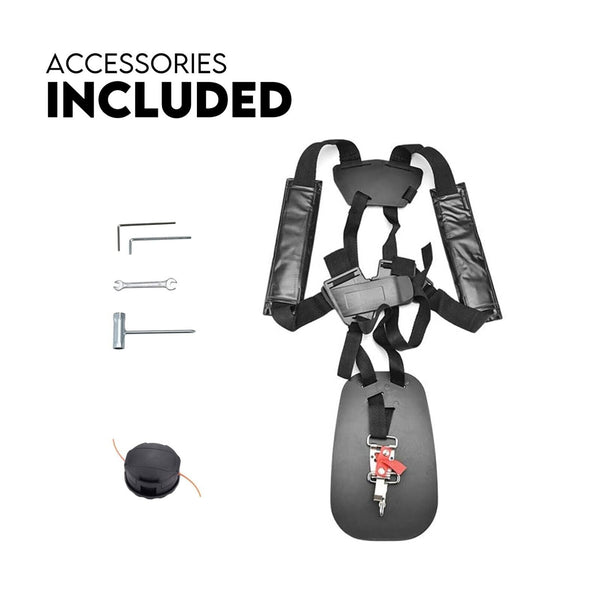 4 Stroke Curved Split Shaft Line Trimmer Garden Lawn Whipper Snipper String Trimmers