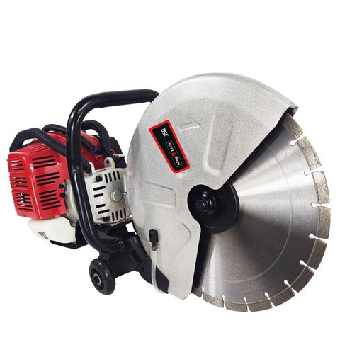 King Tech Petrol Demolition Saw 75Cc Concrete Cut Off Wet Road Cutter Brick 350Mm Concrete Saws