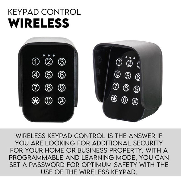 Tradesman Double Swing Gate Opener Automatic Full Solar Power Kit Remote Control Gate Openers