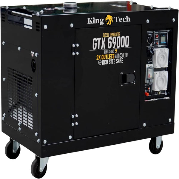 Kingtech 8.4Kw Max 6Kw Rated Diesel Generator Single Phase Generators