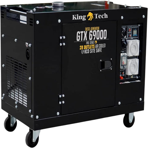 Kingtech 8.4Kw Max 6Kw Rated Diesel Generator Single Phase Generators
