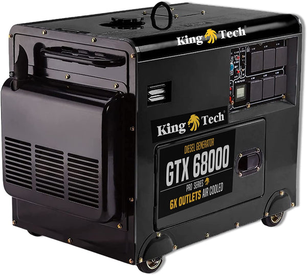 Diesel Generator Single Phase 8.4Kw Rated 6Kw 13Hp Portable Generators