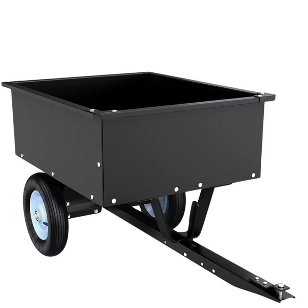Steel Dump Cart Garden Tipping Trailer Wheelbarrows Carts Wagons