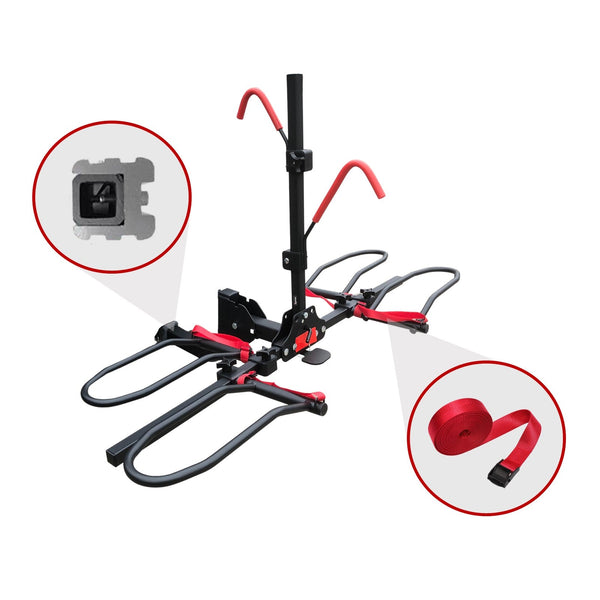 2 Bike Rack For Car Suv Rear Bicycle Holder Carrier Hitch Mount Platform Car Racks