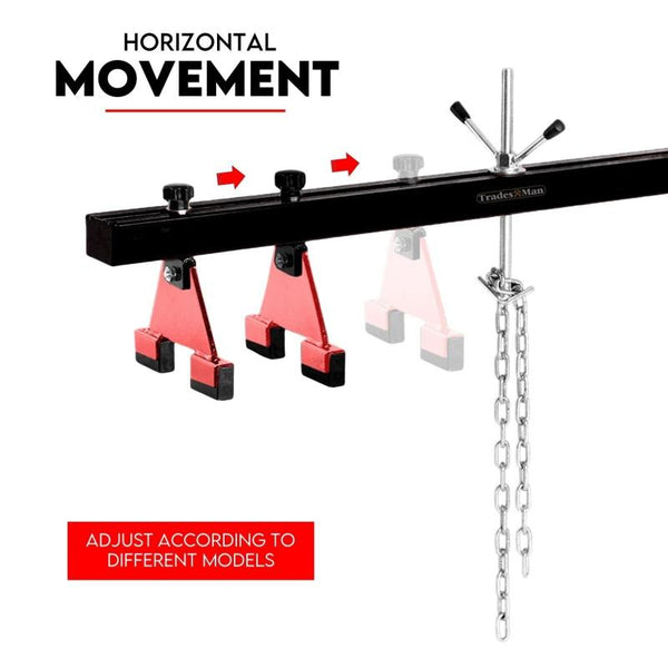 Fiernero Engine Support Bar Load Leveler 1100 Lbs Transmission W/ Dual Hook Other Shop Equipment