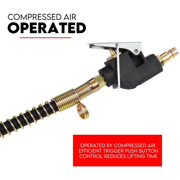 Low Profile 22 Ton Air Hydraulic Trolley Jack Floor Garage Truck Service Jacks & Jack Stands