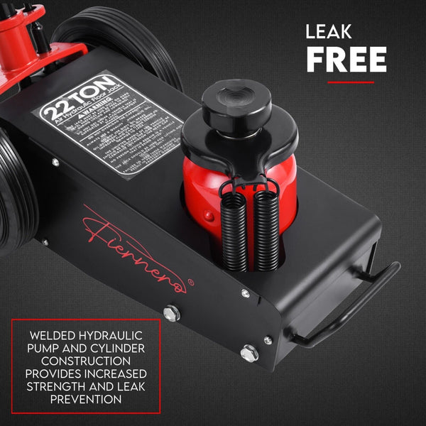 Low Profile 22 Ton Air Hydraulic Trolley Jack Floor Garage Truck Service Jacks & Jack Stands