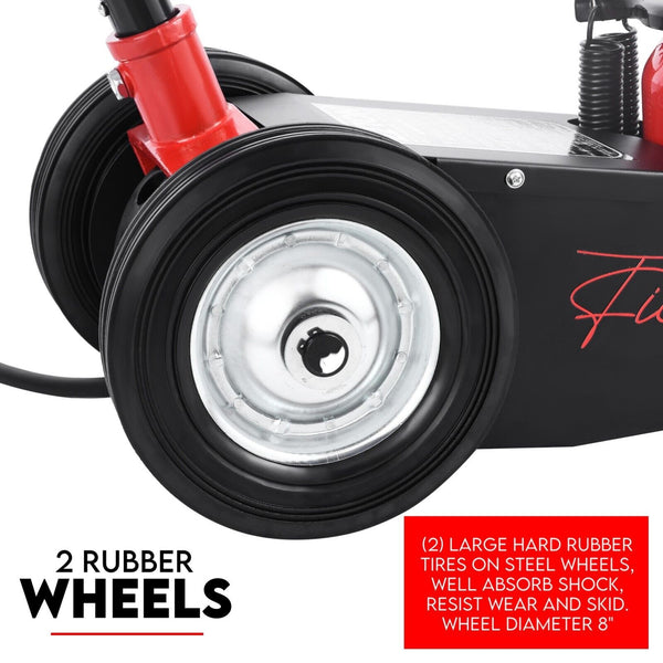 Low Profile 22 Ton Air Hydraulic Trolley Jack Floor Garage Truck Service Jacks & Jack Stands