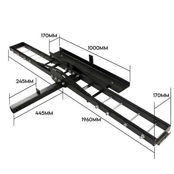 227Kg Motorcycle Motorbike Carrier Hauler Hitch Mount Rack Tow Bar Other Motorcycle Parts