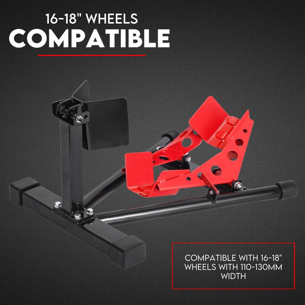 Fiernero Heavy Duty Motorcycle Motorbike Stand Front Wheel Chock Trailer Transport Other Motorcycle Parts