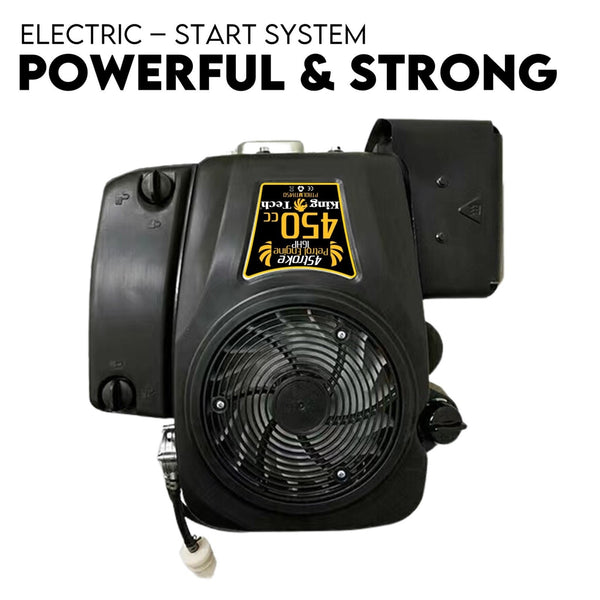 16Hp Vertical Shaft Lawn Mower Engine 450Cc Stroke Ohv Petrol Motor Lawn Mower Parts