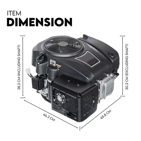 16Hp Vertical Shaft Lawn Mower Engine 450Cc Stroke Ohv Petrol Motor Lawn Mower Parts