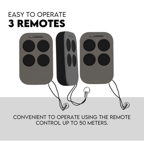 Tradesman Swing Gate Opener Automatic Full Solar Power Kit Remote Control Gate Openers