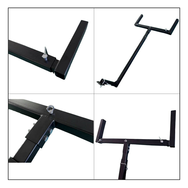 Tow Ladder 2" Bar Hitch Mount Roof Rack Extension Timber Kayak Tow Bars & Winches