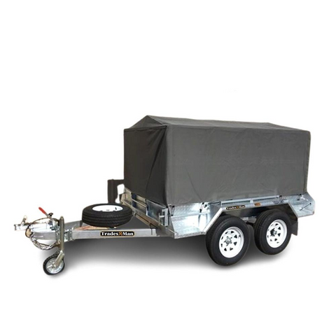 Tradesman 6X4 Trailer Cage Canvas Cover (600Mm) Heavy Duty Best Quality Waterproof Trailer Parts