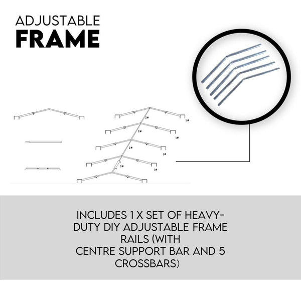 Tradesman 6X4 Trailer Cage Canvas Cover (600Mm) Heavy Duty Best Quality Waterproof Trailer Parts