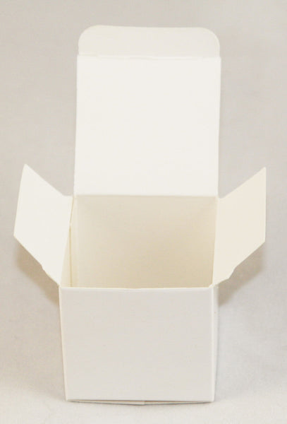 My Decorations 100 Pack White 5X5x8cm Square Cube Card For Occasions Gift Boxes