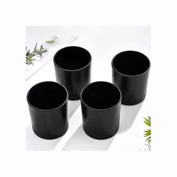 My Decorations Black Matt Tealight Candle Holders 10 Pack For Home And Festival Seasonal Decorations