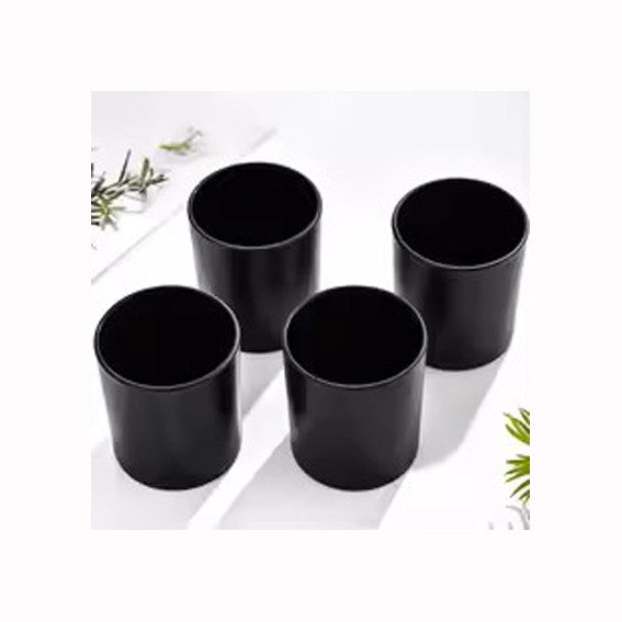 My Decorations 40 Pack Matt Black Glass Tea Light Candle Holders Wedding Event Candle Holders & Accessories