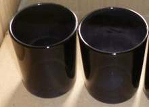 My Decorations 40 Pack Matt Black Glass Tea Light Candle Holders Wedding Event Candle Holders & Accessories