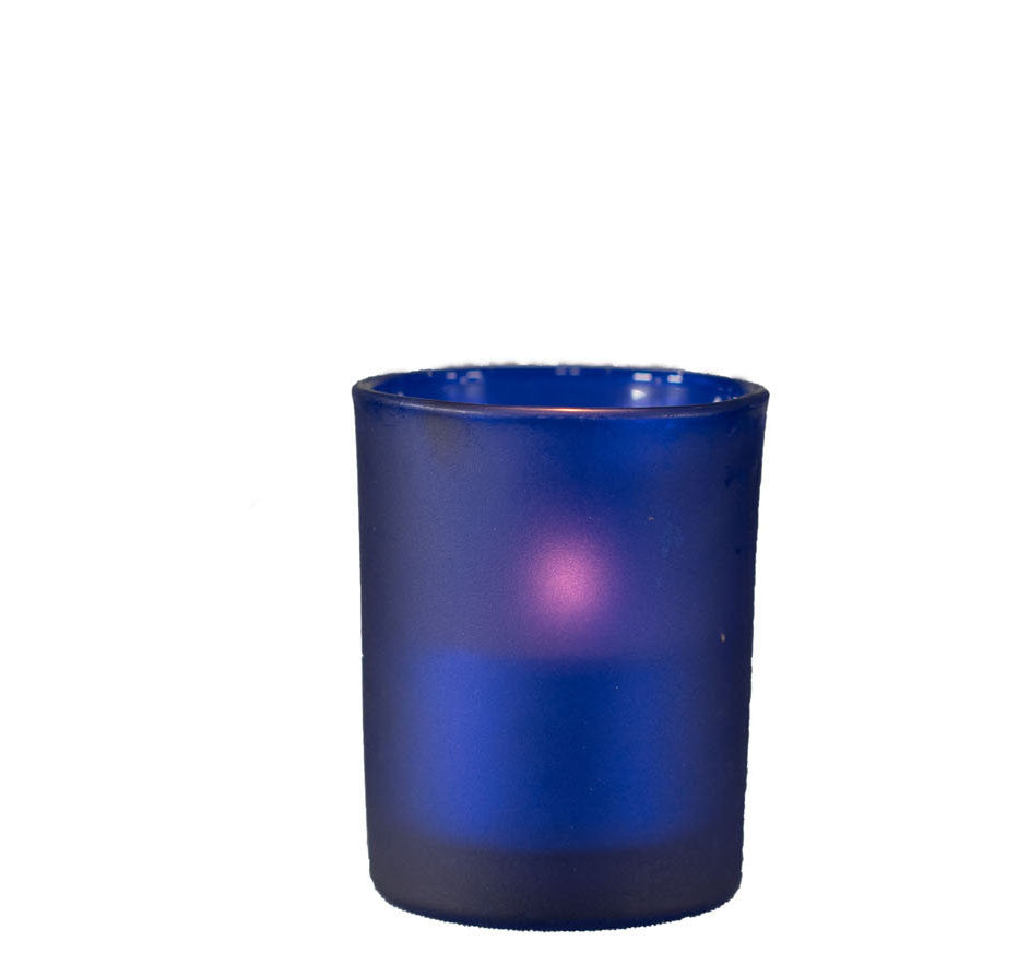 My Decorations Blue Frosted Glass Votive Tealight Candle Holders 10 Pack Seasonal Decorations
