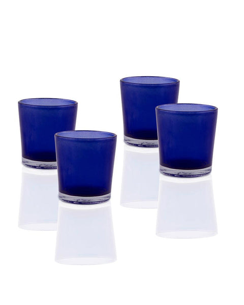 My Decorations Blue Frosted Glass Votive Tealight Candle Holders 10 Pack Seasonal Decorations